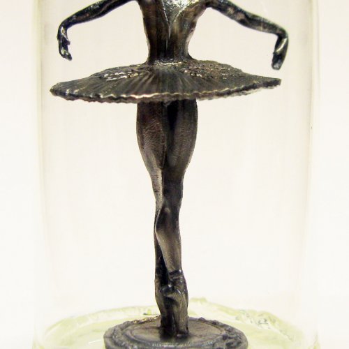 Cín-Sn-Stannum Tin soldier Ballerina Maya Mikhailovna Plisetskaya - Dying Swan 1959. Tin metal sculp