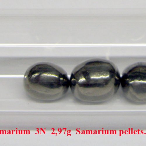 Samarium 1 - Sm - Samarium  3N  2,97g  Samarium pellets..jpg