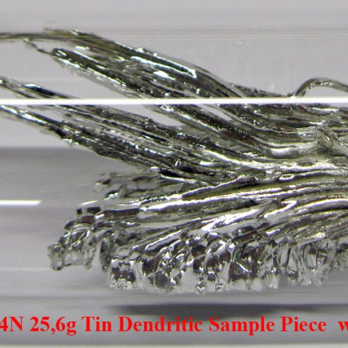 Cín - Sn - Stannum 4N 25,6g Tin Dendritic Sample Piece.jpg