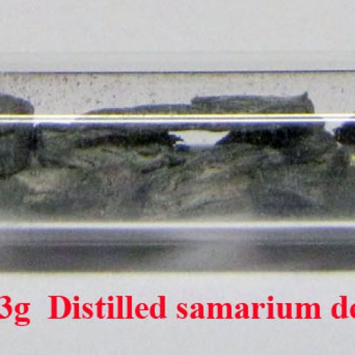 Samarium - Sm - Samarium  3N Distilled samarium dendritic fragments. 1.jpg