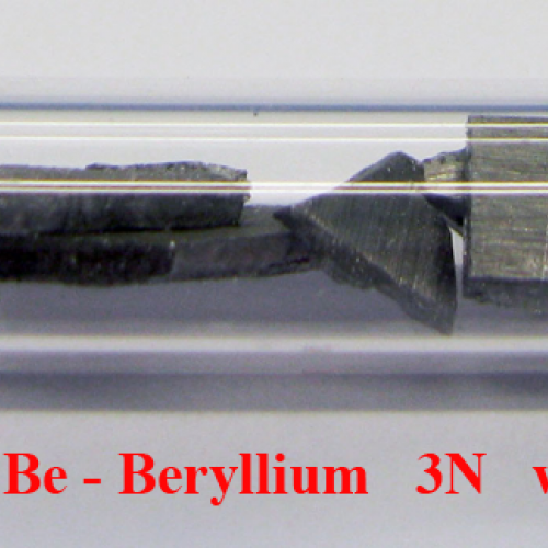 Beryllium - Be - Beryllium  Metal sheet plate fragments of  Beryllium