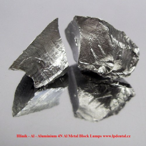 Hliník - Al - Aluminium 4N 6g Al Metal Block Lumps 3.jpg