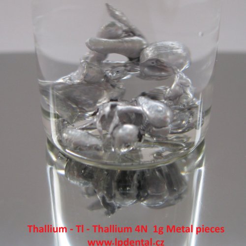Thallium - Tl - Thallium 4N 1g Metal pieces.jpg