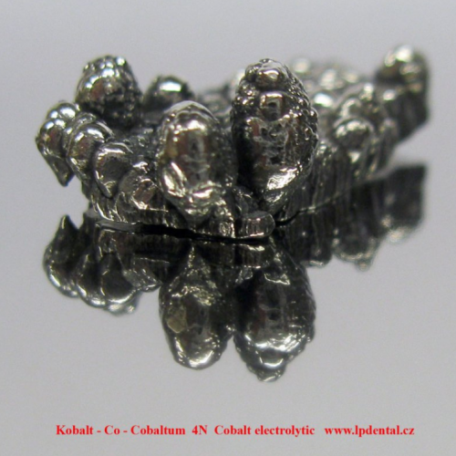 Kobalt - Co - Cobaltum 4N Electrolytically refined cobaltum chip