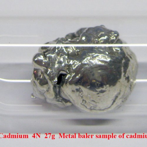 Kadmium - Cd - Cadmium 4N  27g  Metal  sample of cadmium..jpg