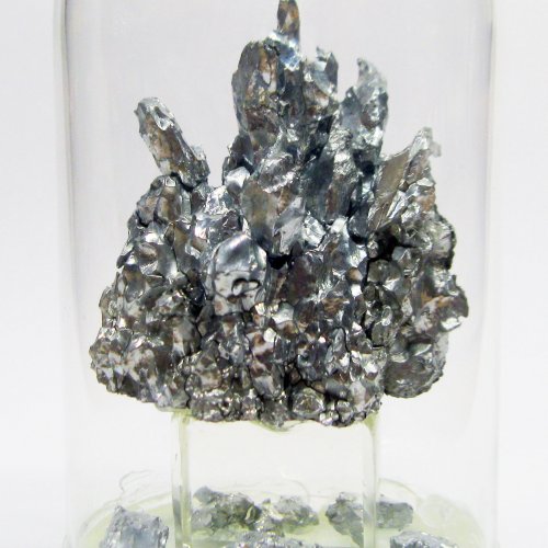 Zinek - Zn - Zincum 4N 70g Zinc crystals. 3.jpg