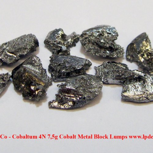 Kobalt - Co - Cobaltum 4N 7,5g Cobalt Metal Block Lumps 2.jpg