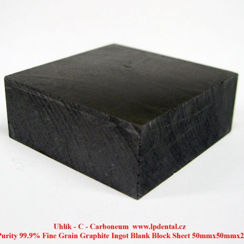 Uhlík - C - Carboneum High Purity 3N Fine Grain Graphite Ingot Blank Block Sheet.jpg