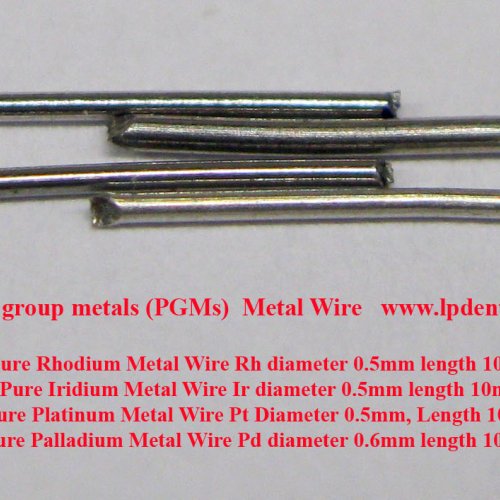 16-1 Platinum group metals (PGMs) Rhodium-Iridium-Platinum-Palladium Metal Wire.jpg