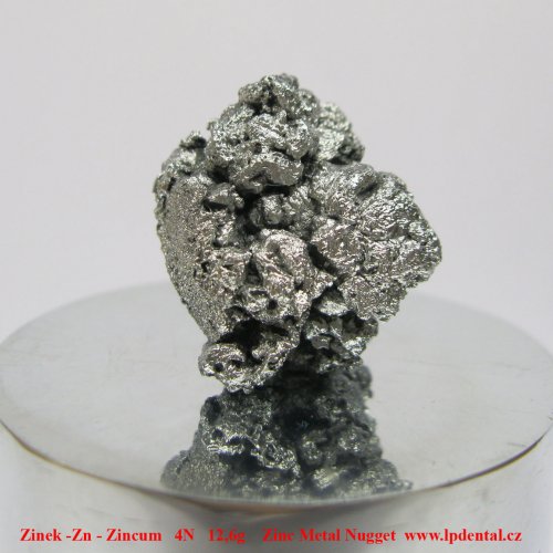 Zinc Metal Nugget - Melted sample Piece/Zn Metal Cylinder Rod