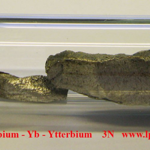 Ytterbium - Yb - Ytterbium  Metal crystalline fragments-pieces