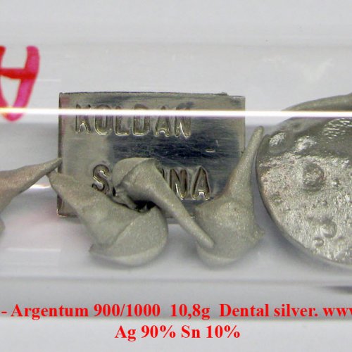 Stříbro - Ag - Argentum 900-1000 10,8g  Dental silver. 2.jpg