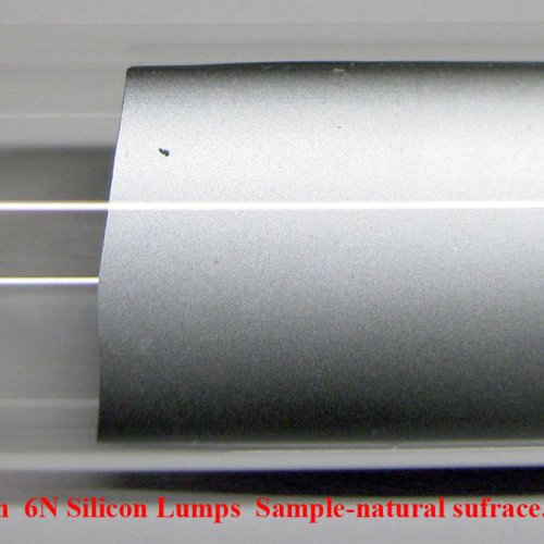 Křemík - Si - Silicium  6N Silicon Lumps  Sample-natural sufrace..jpg
