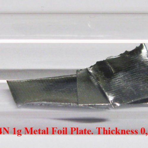Rhenium-Re-Rhenium  4N 1g Metal Foil Plate. Thickness 0,1mm.jpg