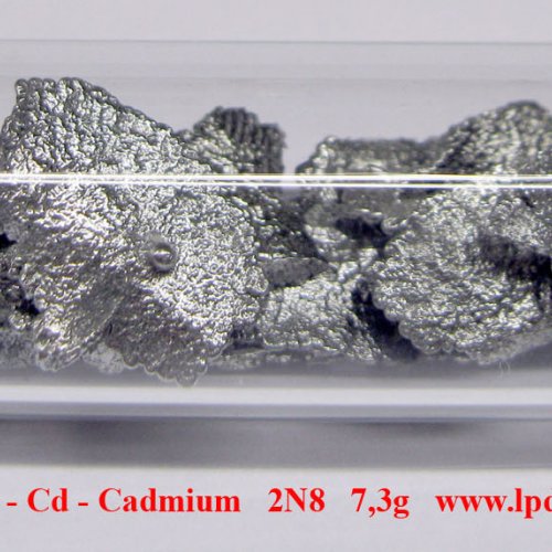 Kadmium-Cd-Cadmium Metal  pieces-glossy sufrace.