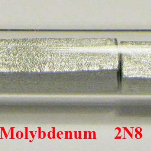 Molybden - Mo - Molybdenum Sample-rough surface.