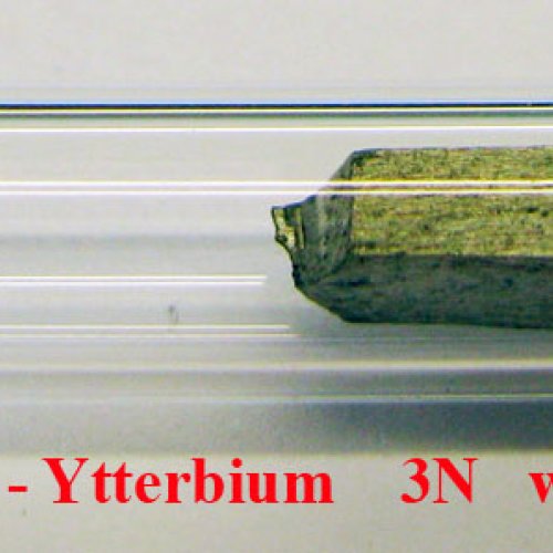 Ytterbium - Yb - Ytterbium  Sample-glossy surface.
