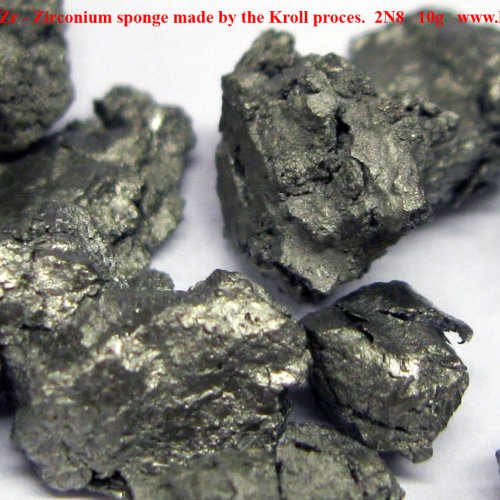 Zirkonium - Zr - Zirconium sponge made by the Kroll proces5.jpg
