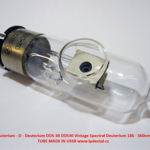 Deuterium - D - Deuterium DDS-30 DDS30 Vintage Spectral Deuterium 186-360nm TUBE MADE IN USSR.jpg
