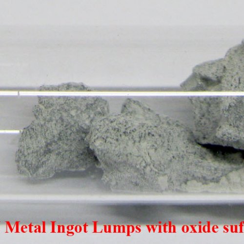 Lanthan - La - Lanthanum 3N Metal Ingot Lumps with oxide sufrace (La2O3).jpg