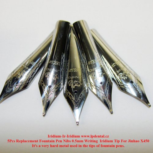 Iridium-Ir-Iridium 5Pcs Replacement Fountain Pen Nibs 0.5mm Writing  Iridium Tip 2.jpg