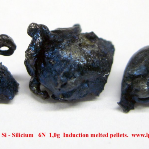 Křemík - Si - Silicium 6N 1,0g Induction melted pellets..png