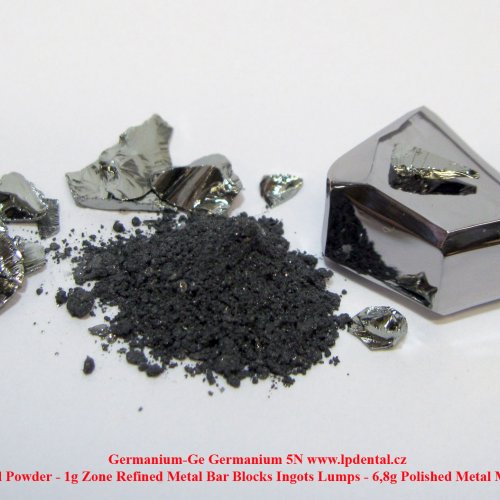 Germanium-Ge Germanium 5N Powder-Zone Refined Metal Bar Blocks Ingots Lumps- Polished metal machined