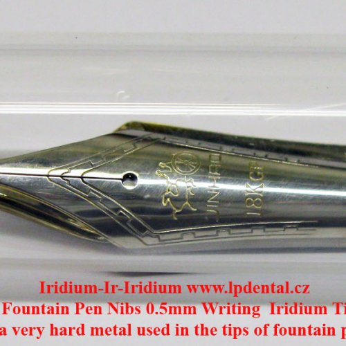 Iridium-Ir-Iridium 5Pcs Replacement Fountain Pen Nibs 0.5mm Writing  Iridium Tip.jpg