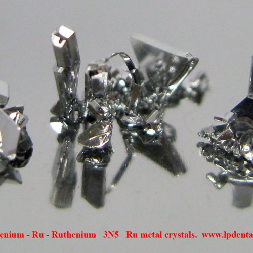 Ruthenium - Ru - Ruthenium   3N5   Ru metal crystals.5.jpg