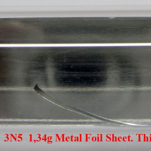 Molybden - Mo - Molybdenum  3N5  1,34g Metal Foil Sheet. Thickness 0,1mm.jpg