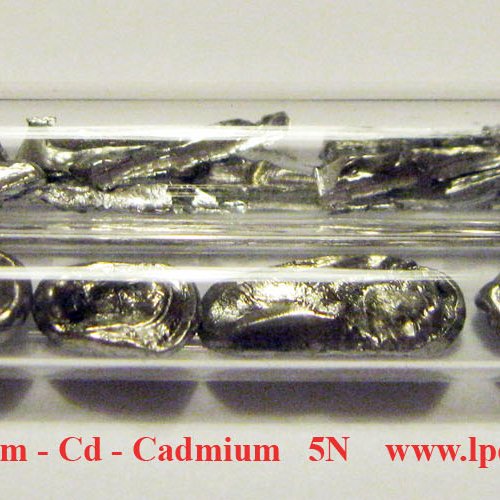 kadmium - Cd - Cadmium Metal fragments pieces(Metal  pellets sample.