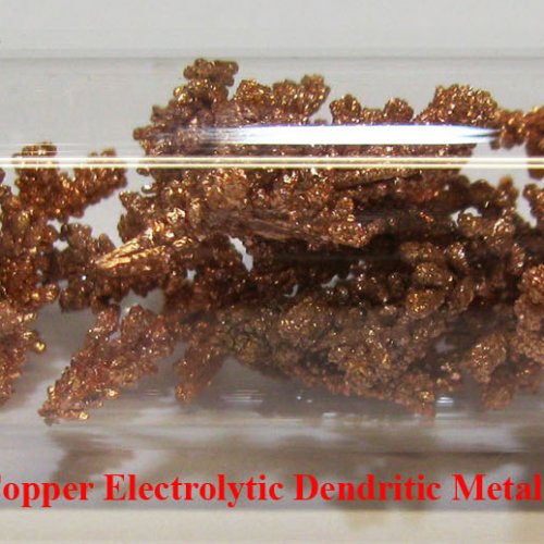 Měď - Cu - Cuprum 4N 5g Copper Electrolytic Dendritic Metal Crystals 3.jpg