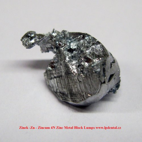 Zinek -Zn - Zincum 4N Zinc Metal Block Lumps