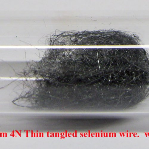 Selen - Se - Selenium 4N Thin tangled selenium wire.1.jpg