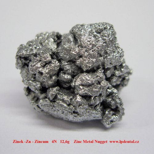 Zinek - Zn - Zincum Zinc melted sample piece