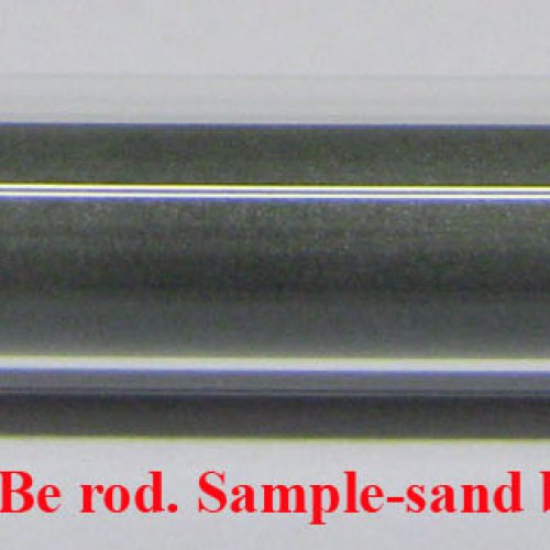 Beryllium-Be-Beryllium 3N 1,3g Be rod. Sample-sand blasted surface..jpg