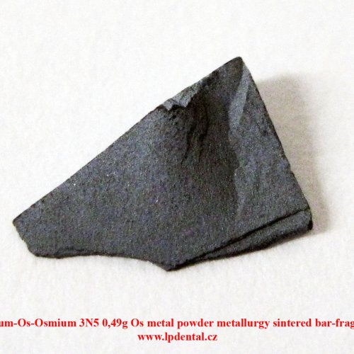 Osmium-Os-Osmium 3N5 0,49g Os metal powder metallurgy sintered bar-fragment..jpg