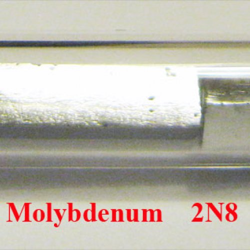 Molybden - Mo - Molybdenum Sample-glossy surface.