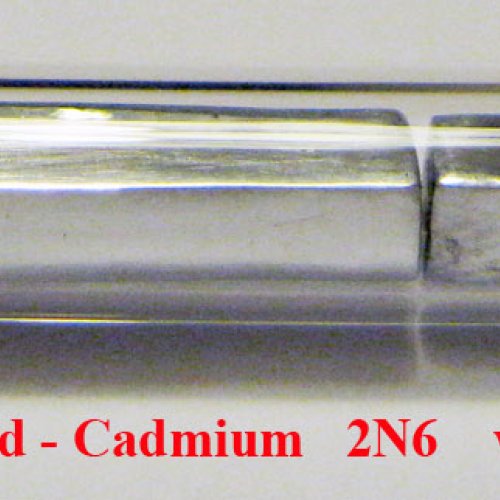 Kadmium - Cd - Cadmium Sample-glossy surface.