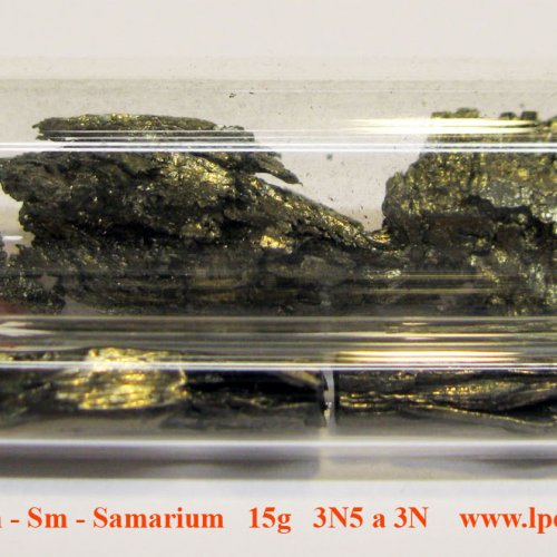 Samarium - Sm - Samarium Sublimed samarium dendritic fragments.  Distilled samarium dendritic pieces