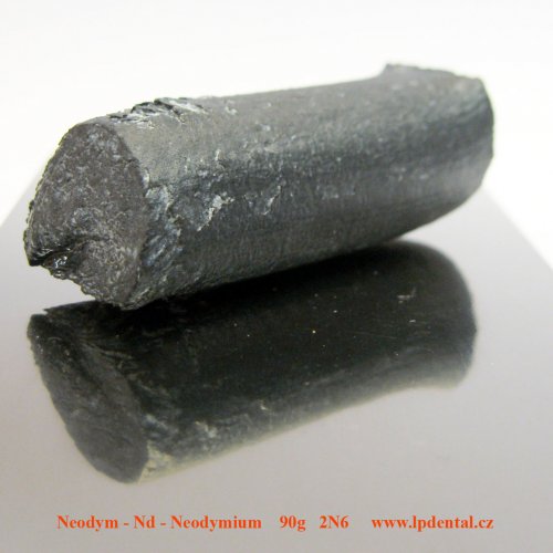 Neodym - Nd - Neodymium  Metal Ingot Rod