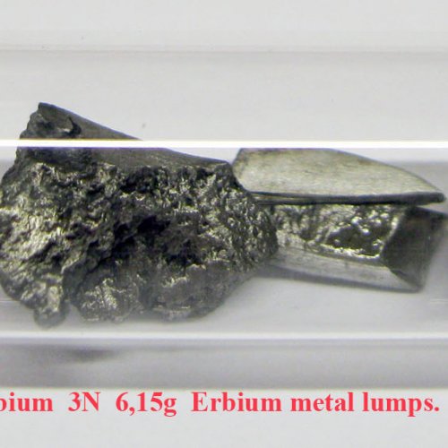 Erbium - Er - Erbium  3N  6,15g  Erbium metal lumps..jpg