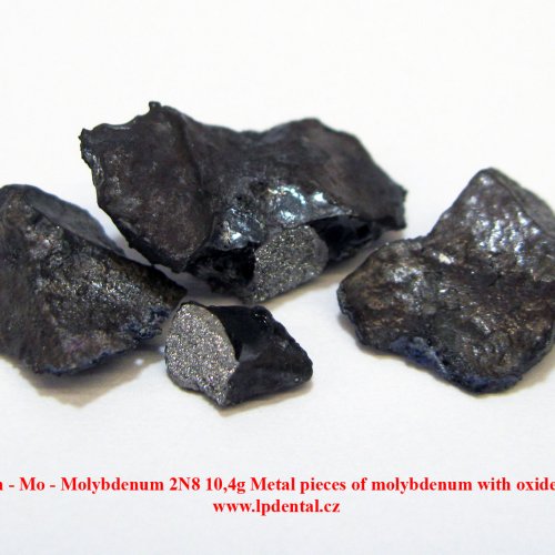 Molybden - Mo - Molybdenum 2N8 10,4g Metal pieces of molybdenum with oxide surface. 2.jpg