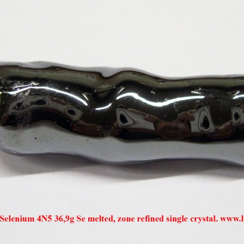 Selen - Se - Selenium 4N5 36,9g Se melted, zone refined single crystal. 5.jpg