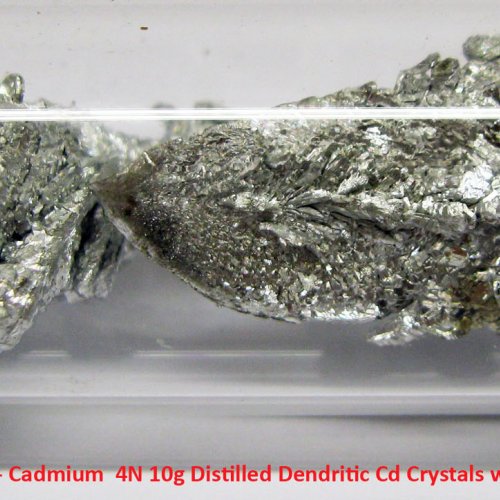Kadmium - Cd - Cadmium  4N 10g Distilled Dendritic Cd Crystals 2.jpg