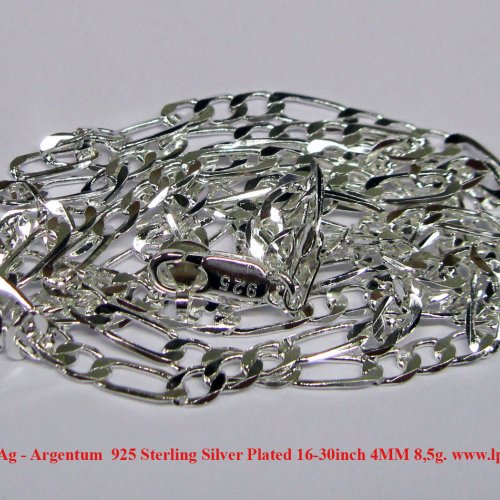 Stříbro - Ag - Argentum  925 Sterling Silver Plated 16-30inch 4MM 8,5g. 2.jpg