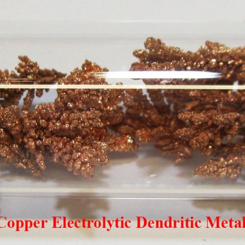 Měď - Cu - Cuprum 4N 5g Copper Electrolytic Dendritic Metal Crystals 2.jpg
