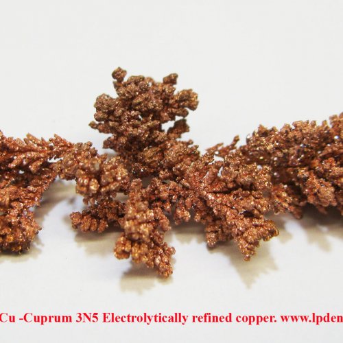 Měď - Cu -Cuprum 3N5 Electrolytically refined copper. 4.jpg