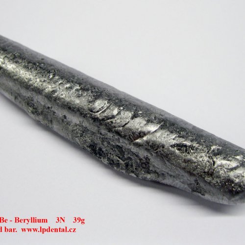 Beryllium  3N 39g Arc melted, zone refined single crystal. Sample-etched surface.