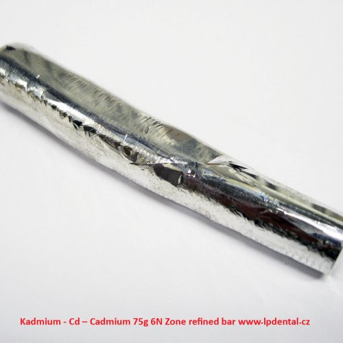 Kadmium - Cd – Cadmium 75g 6N Zone refined bar 2.jpg